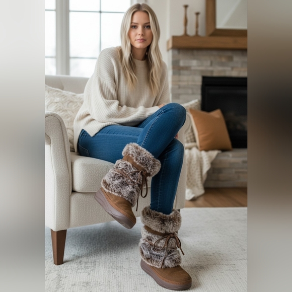 Skechers Shoes - Skechers Brown Winter Boots. Sz.6